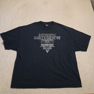 Harley Davidson T Shirt Mens 2XL Rapid City SD Short Sleeve Black Hills